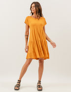 Vestido Manuela Mostarda