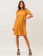 Vestido Manuela Mostarda