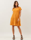 Vestido Manuela Mostarda