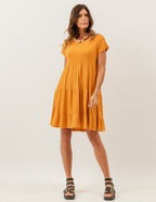 Vestido Manuela Mostarda