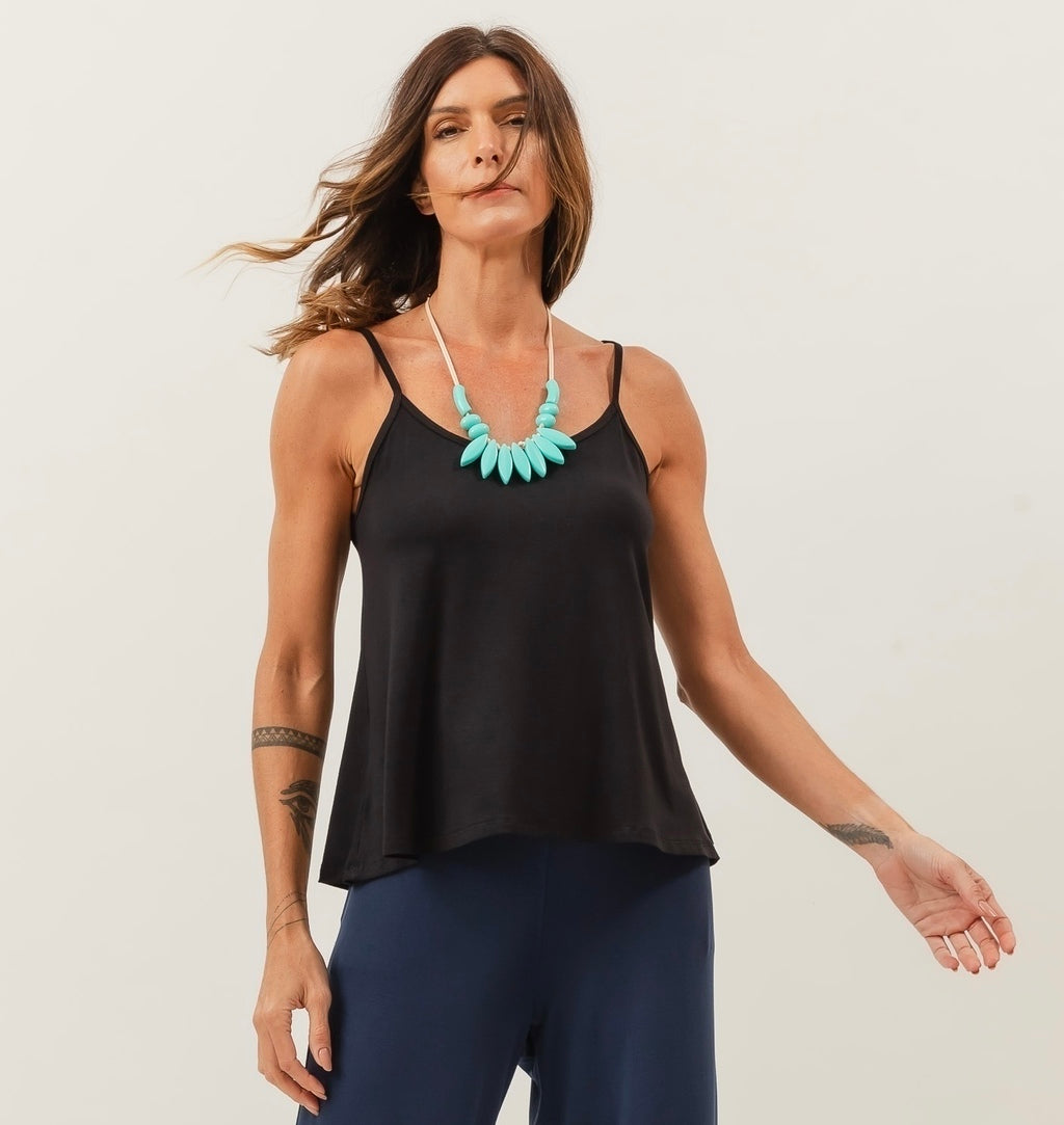 Blusa Regata Rio Preta