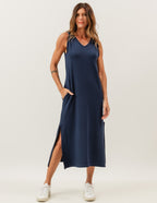 Vestido Esmeralda Azul Marinho