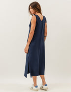 Vestido Esmeralda Azul Marinho