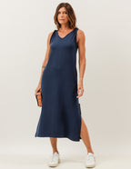 Vestido Esmeralda Azul Marinho