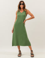 Vestido Esmeralda Verde Militar