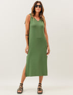Vestido Esmeralda Verde Militar