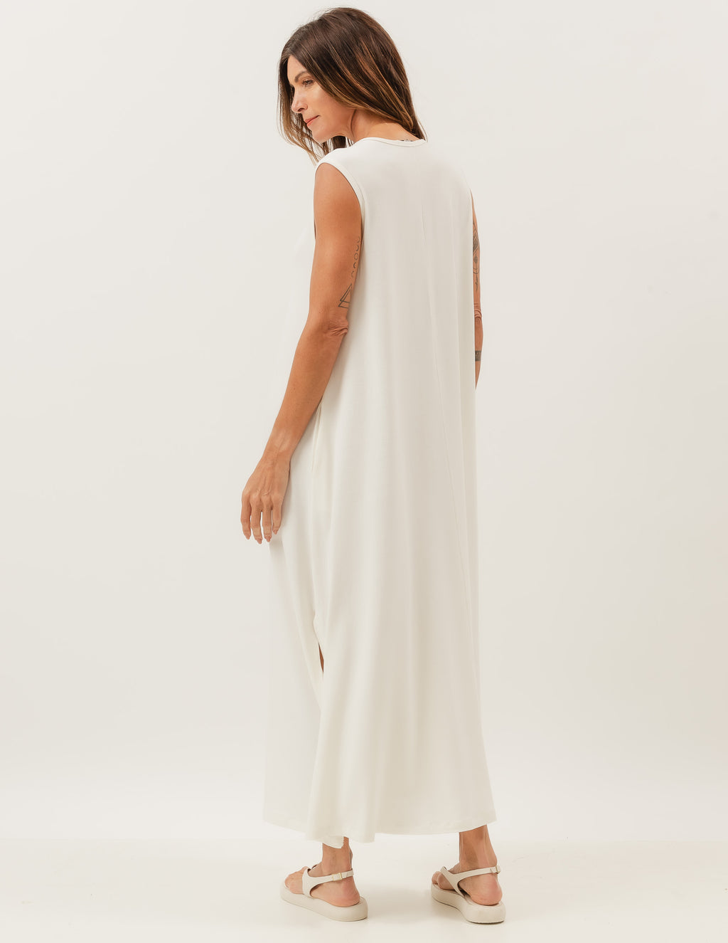 Vestido Longo Clara Off White
