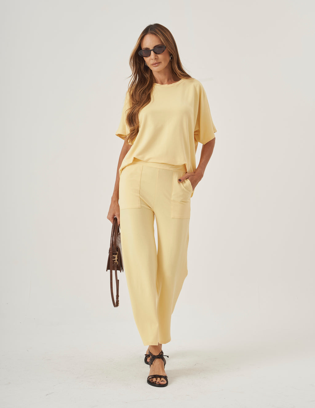 Conjunto Elisa Amarelo Manteiga