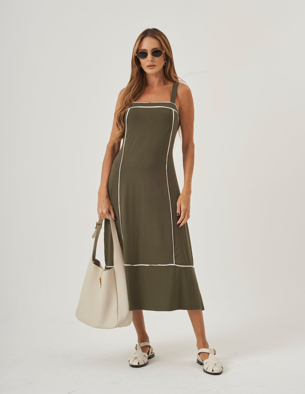 Vestido Antonella Verde Militar