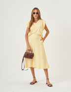 Conjunto Alessia Amarelo Manteiga