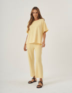 Conjunto Elisa Amarelo Manteiga