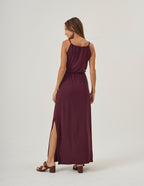Vestido Laura Malbec