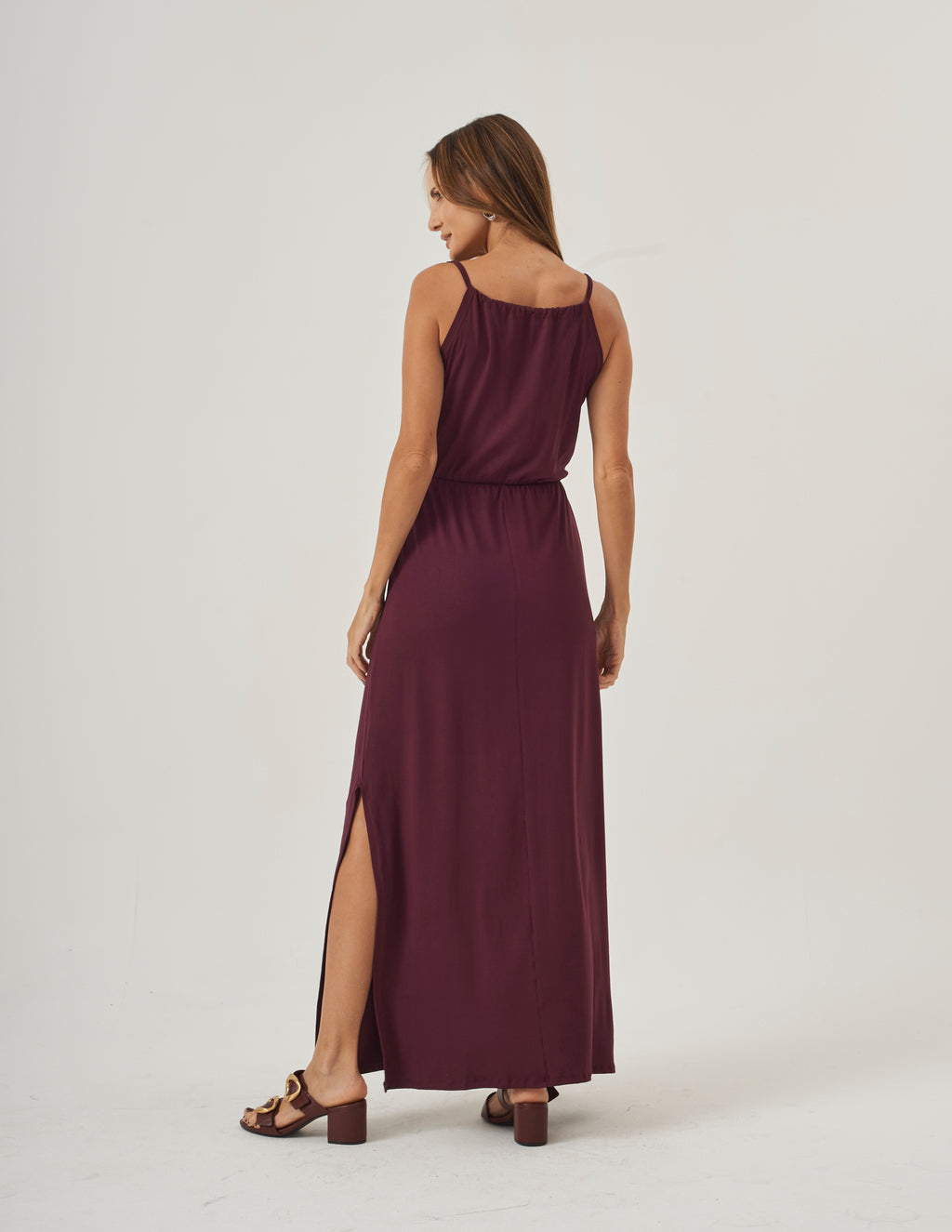Vestido Laura Malbec