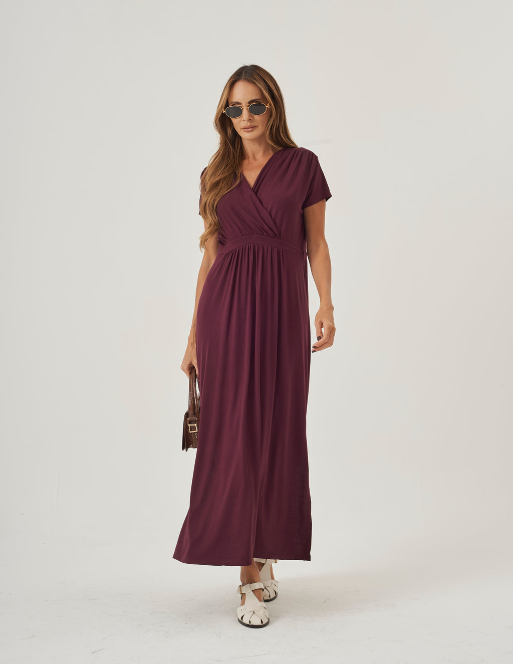 Vestido Claudia Malbec