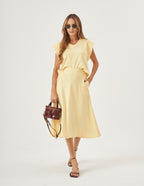 Conjunto Alessia Amarelo Manteiga