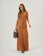 Conjunto Melanie Caramelo