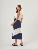 Vestido Charlotte Duo Azul Marinho