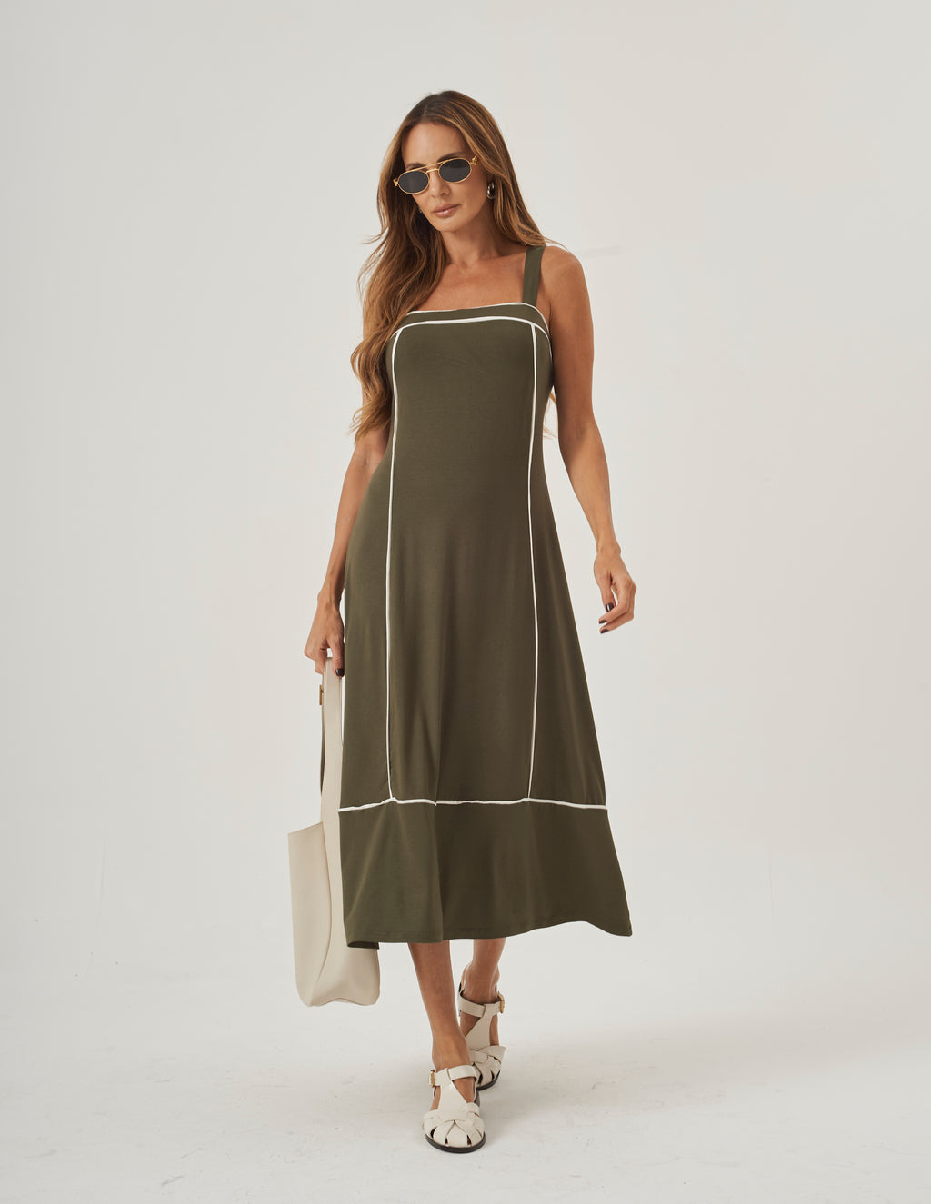 Vestido Antonella Verde Militar