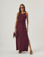 Vestido Laura Malbec