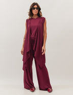 Conjunto Kimono Malbec