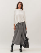 Conjunto Blusa Gola Boba Off White e Calça Monaco Mescla