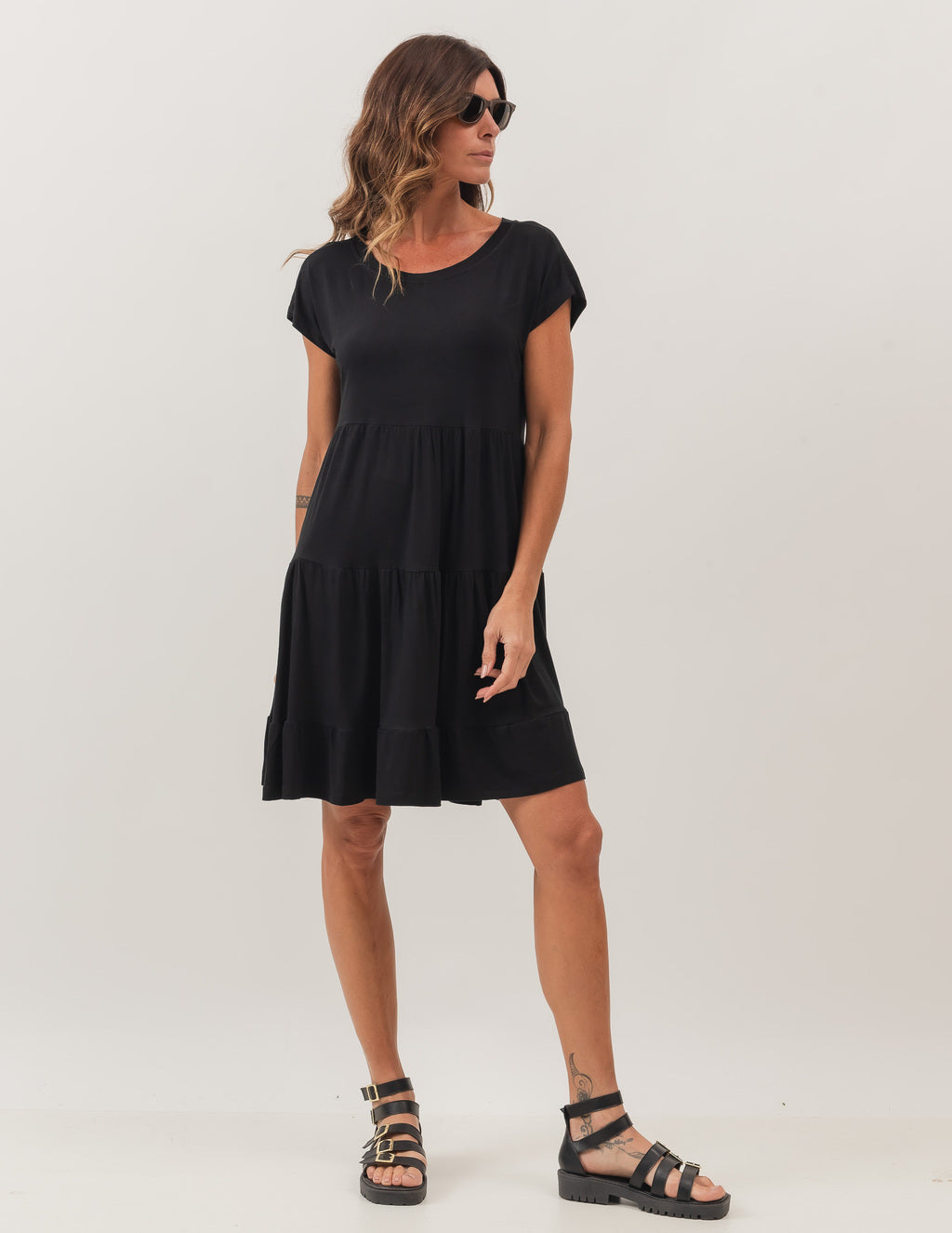 VESTIDO CURTO MANUELA PRETO
