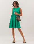 VESTIDO CURTO JULIANA VERDE BANDEIRA