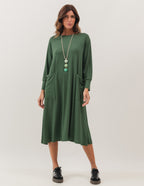 VESTIDO MIDI MILÃO MILITAR