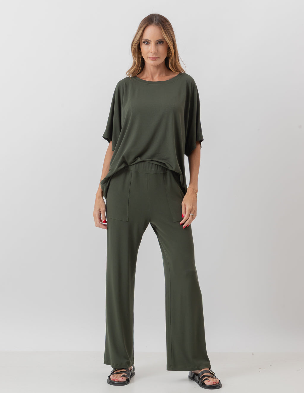 CALÇA ELISA VERDE MILITAR