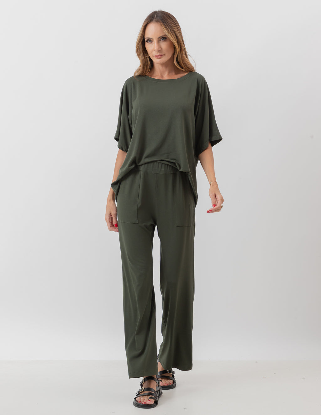 Conjunto Elisa Verde Militar