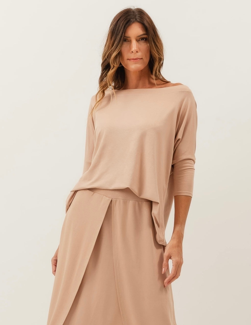 Blusa Elba Bege
