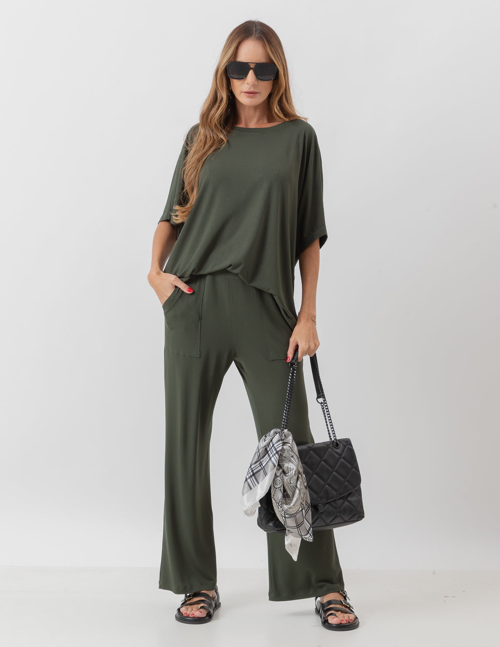 Conjunto Elisa Verde Militar