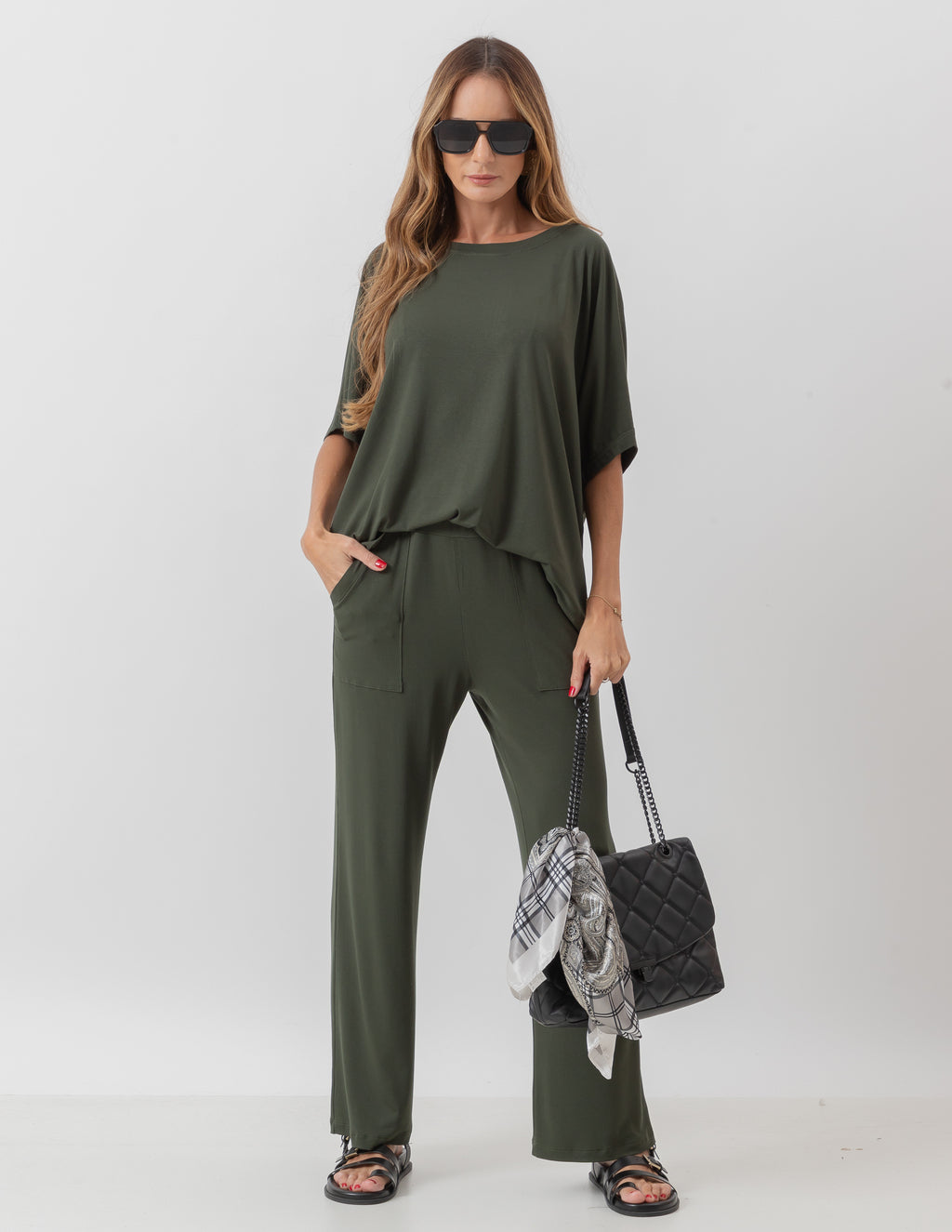 Conjunto Elisa Verde Militar