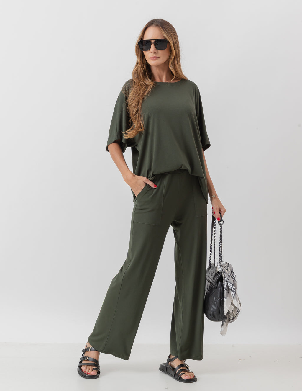 Conjunto Elisa Verde Militar