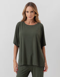 Blusa Elisa Verde Militar