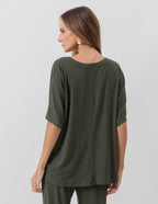Blusa Elisa Verde Militar
