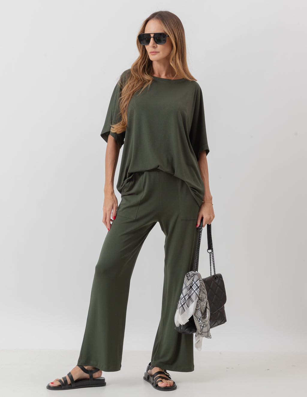 Blusa Elisa Verde Militar