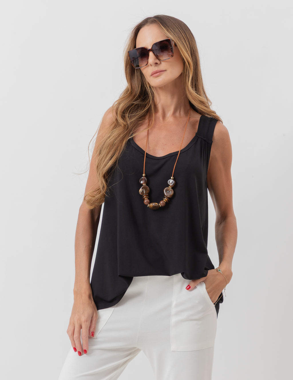 Blusa Regata Atenas Preta