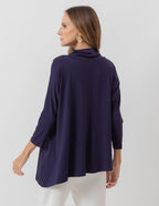 Kit Blusa Gola Boba Oversized: Preto, Mescla e Azul Marinho