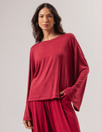 Blusa Amelie Bordô