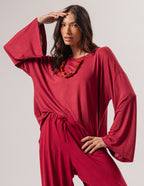 Blusa Amelie Bordô