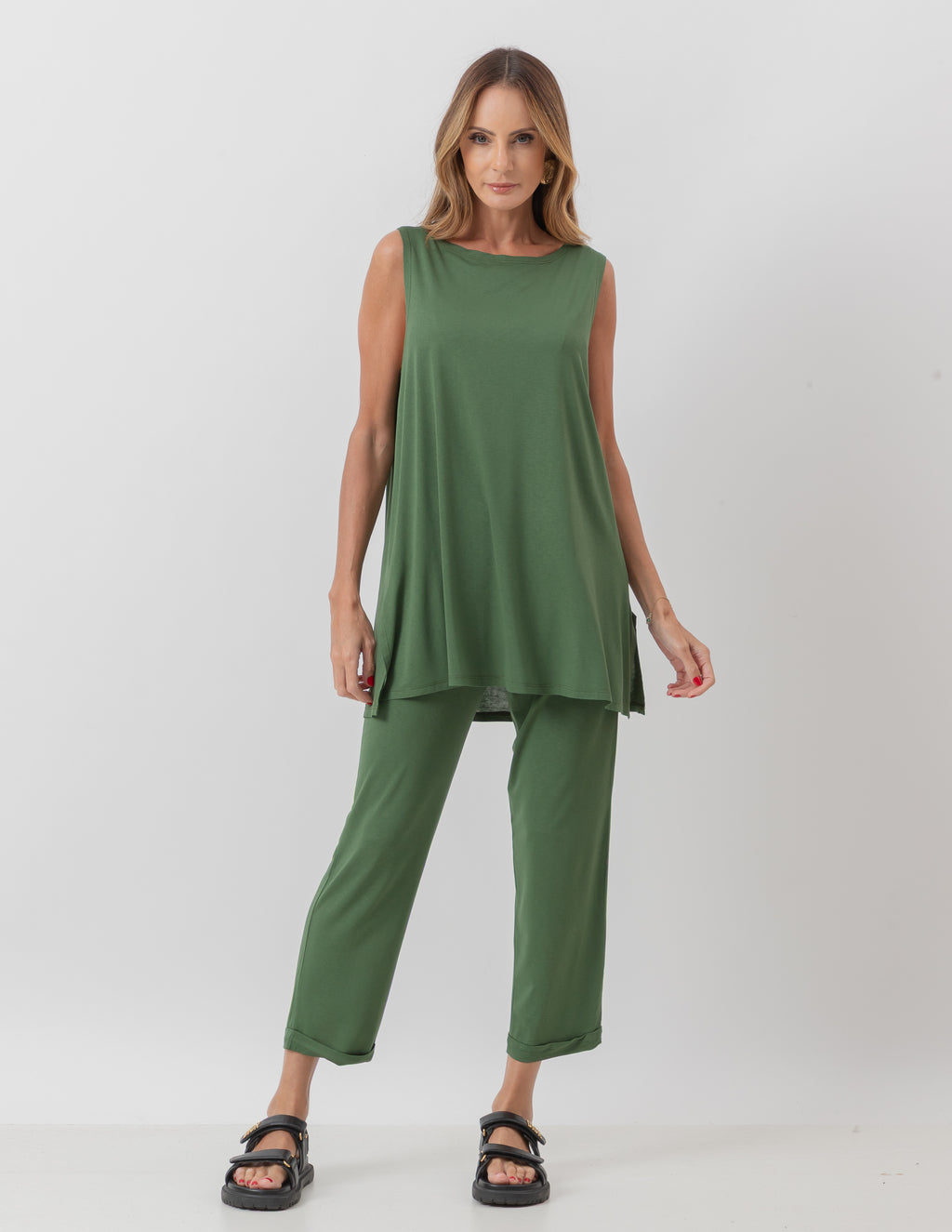 Conjunto Paris Verde Militar