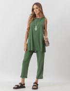 Conjunto Paris Verde Militar