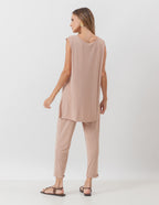 Conjunto Paris Bege