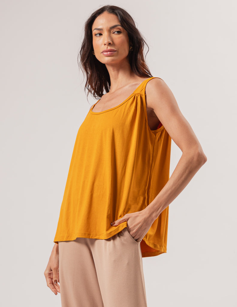 Blusa Regata Atenas Mostarda