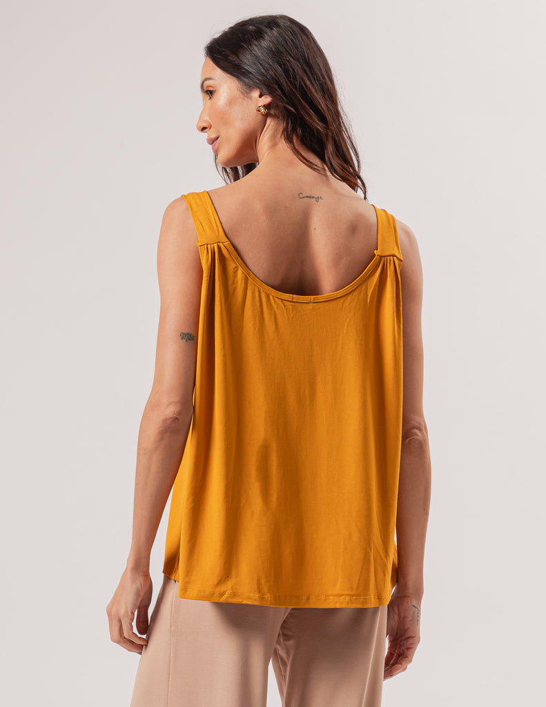 Blusa Regata Atenas Mostarda