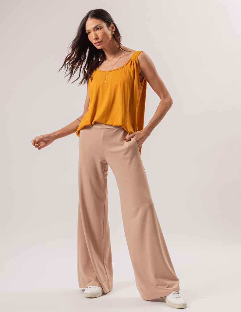 Blusa Regata Atenas Mostarda
