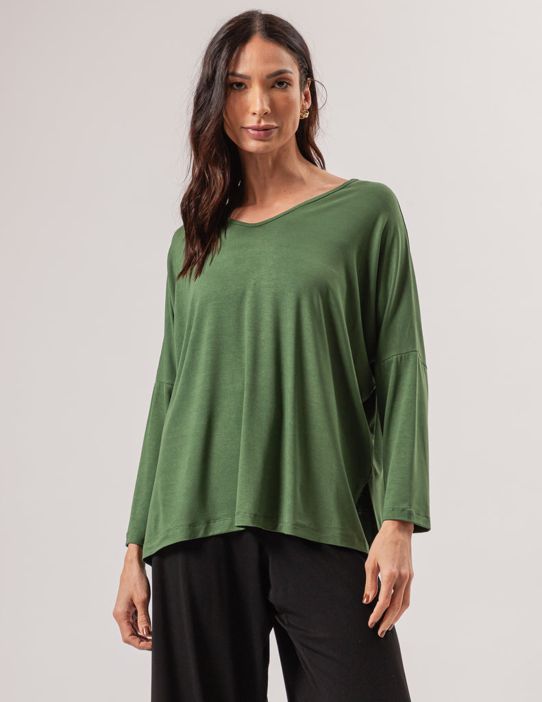 Blusa Emma Verde Militar