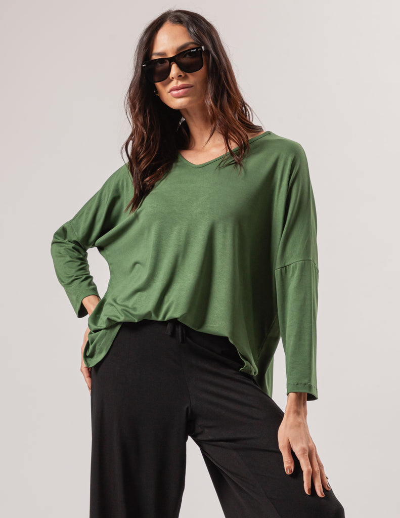 Blusa Emma Verde Militar