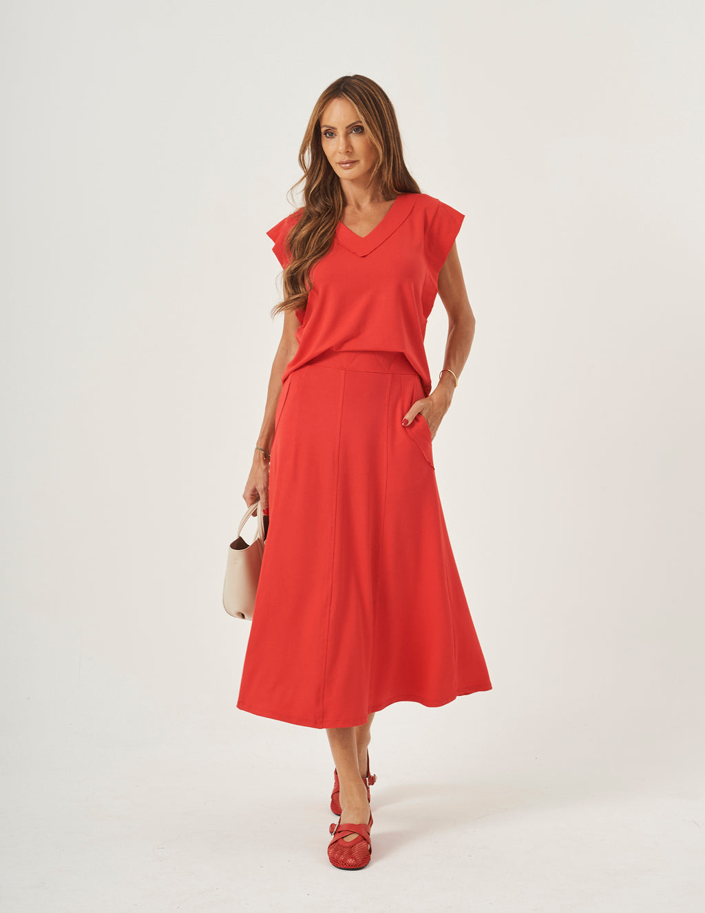 Conjunto Alessia Vermelho
